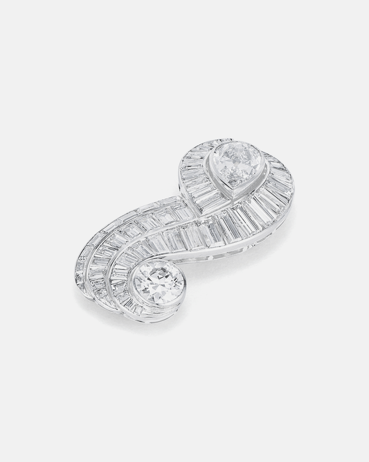Estate Diamond Brooch by Chaumet
