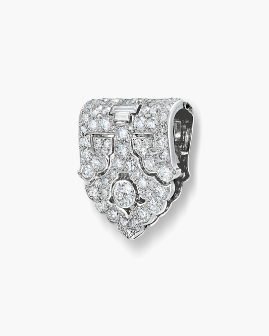 Art Deco Diamond Clip by Cartier