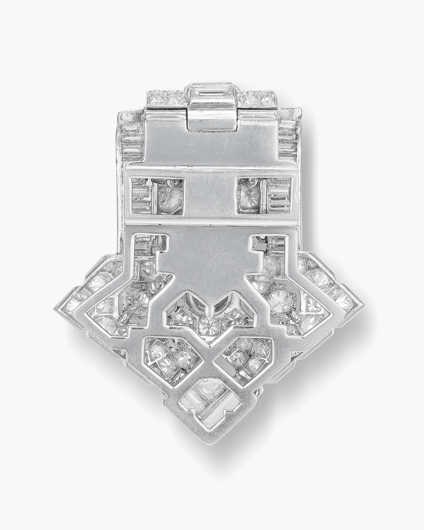Art Deco Diamond Brooch by Cartier