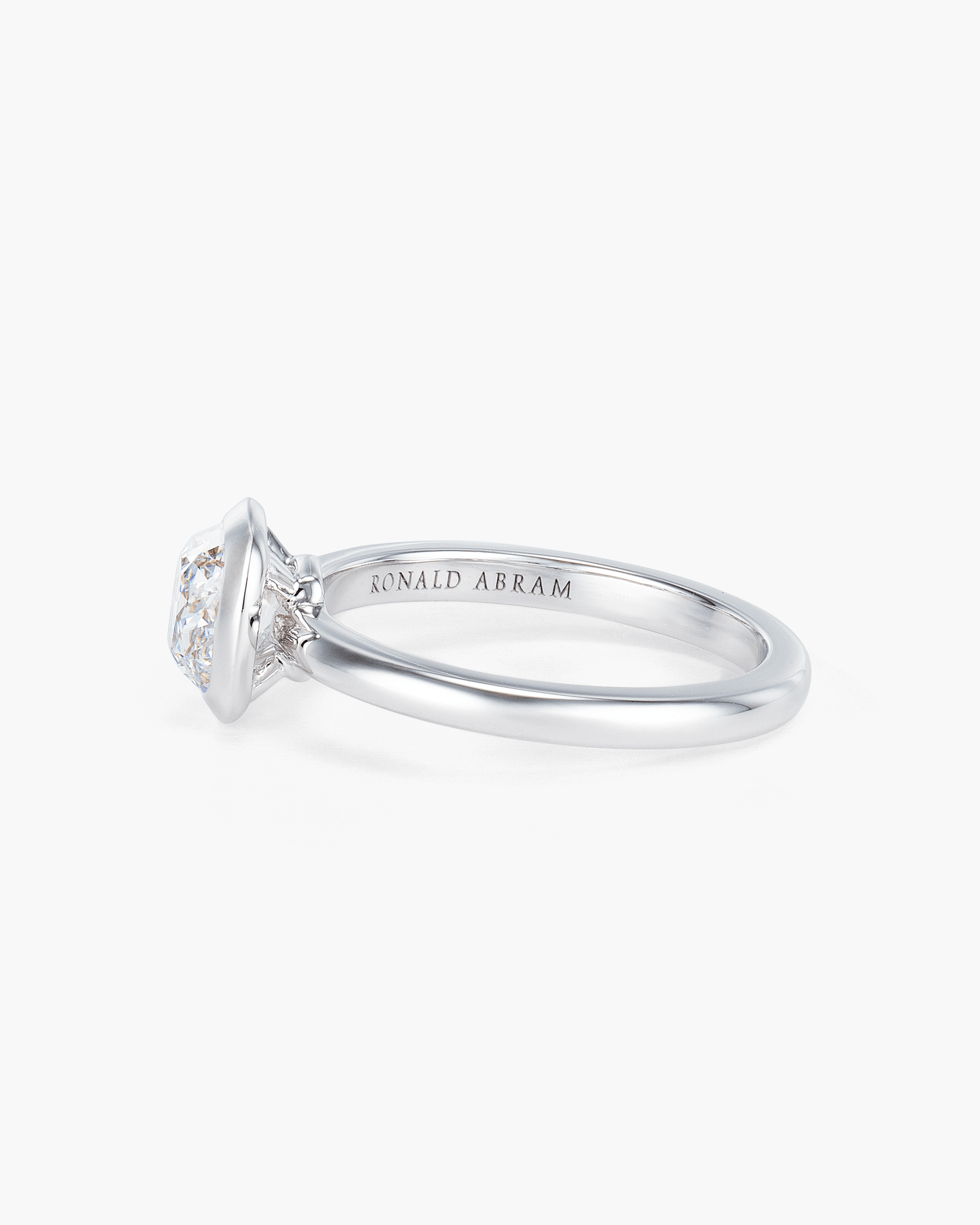 0.91 carat Antique Cushion Cut Diamond Ring