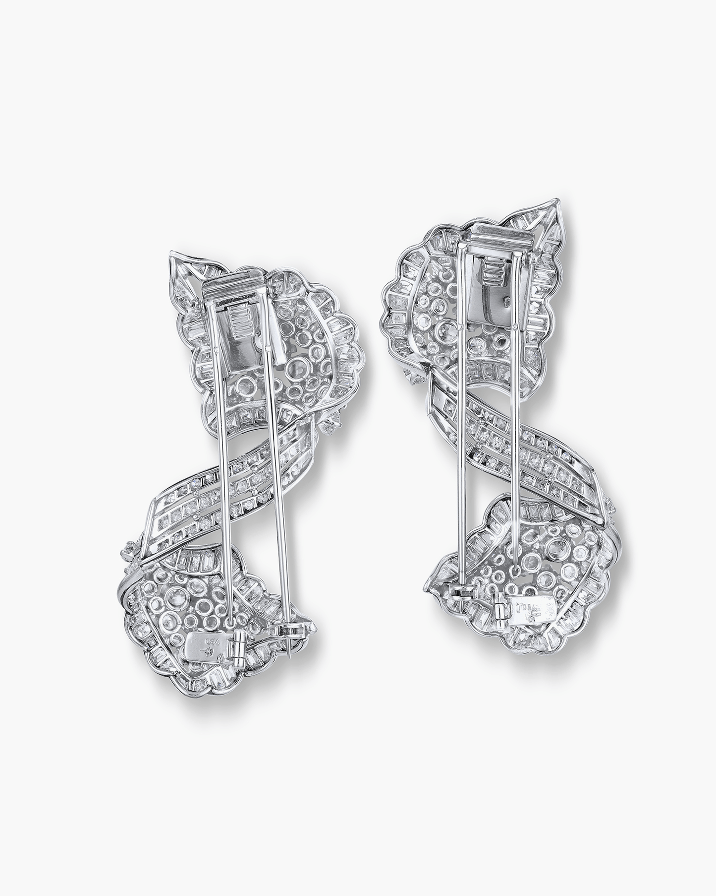 Art Deco Diamond Brooches