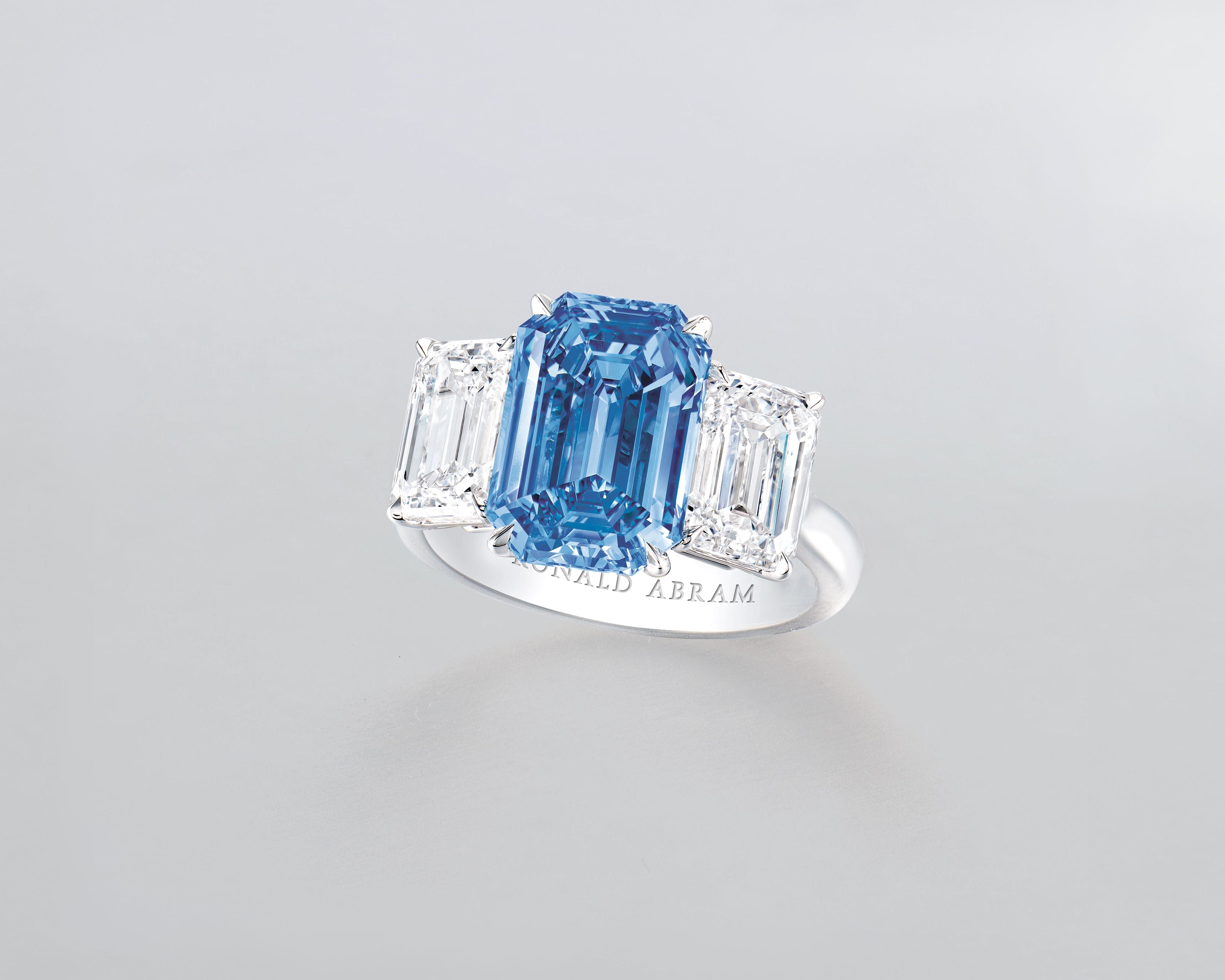 Blue emerald diamond Clearance