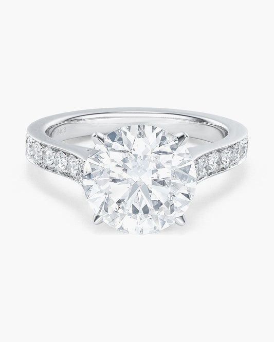 3.62 carat Round Brilliant Cut Diamond Ring