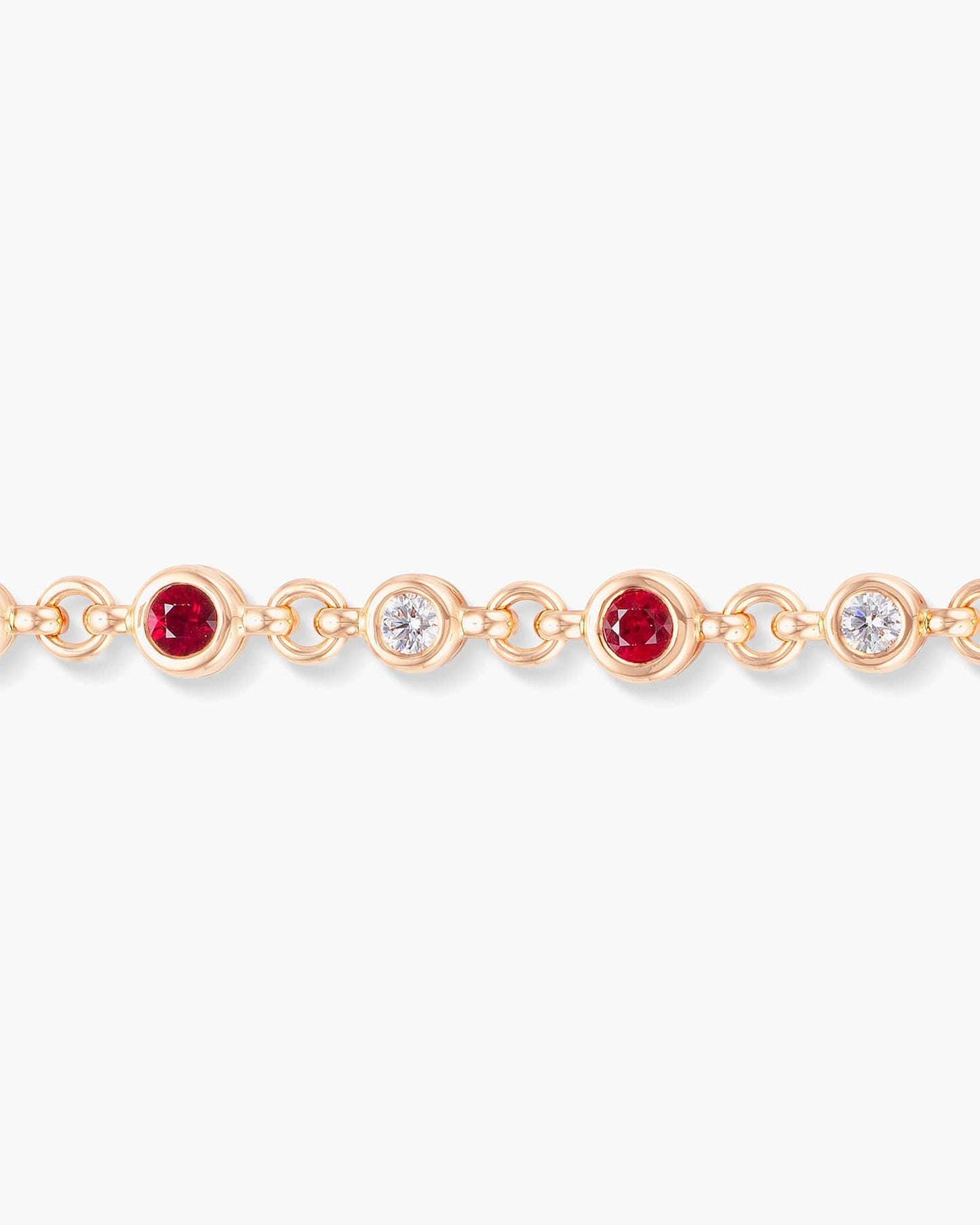 Burmese Ruby and Diamond Bracelet