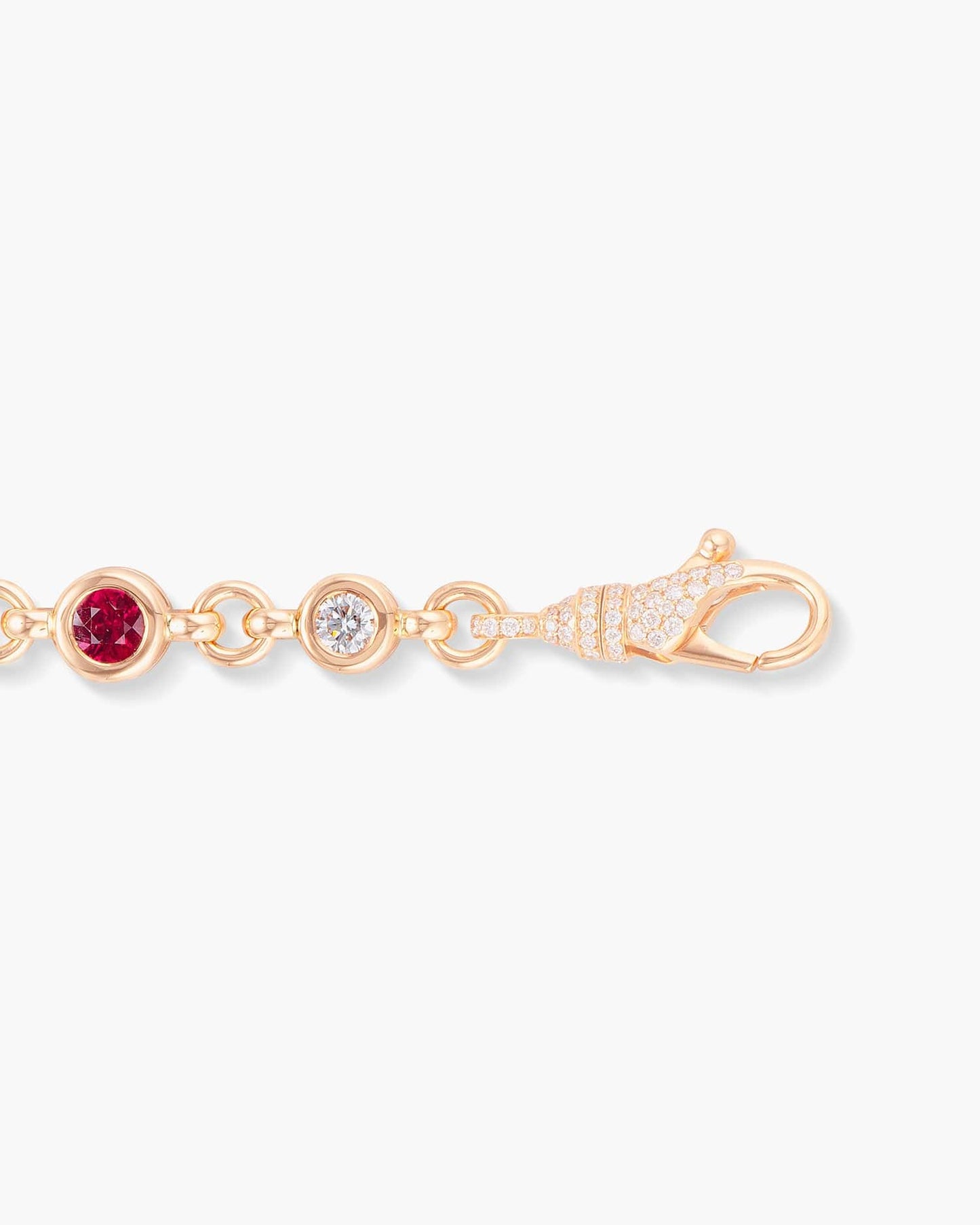 Burmese Ruby and Diamond Bracelet