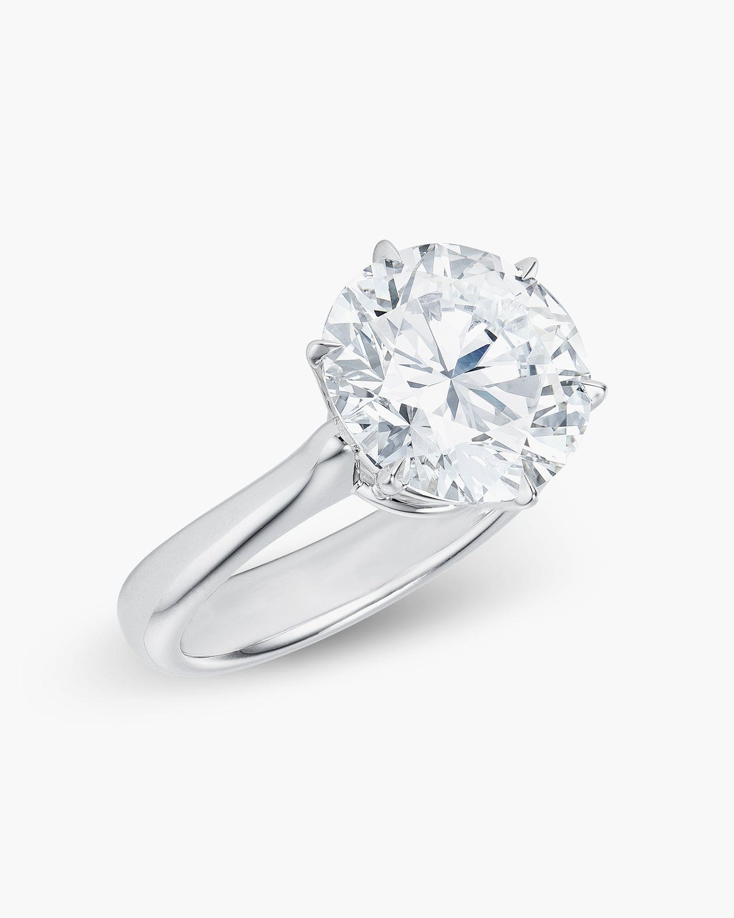 4.70 carat Round Brilliant Cut Diamond Ring
