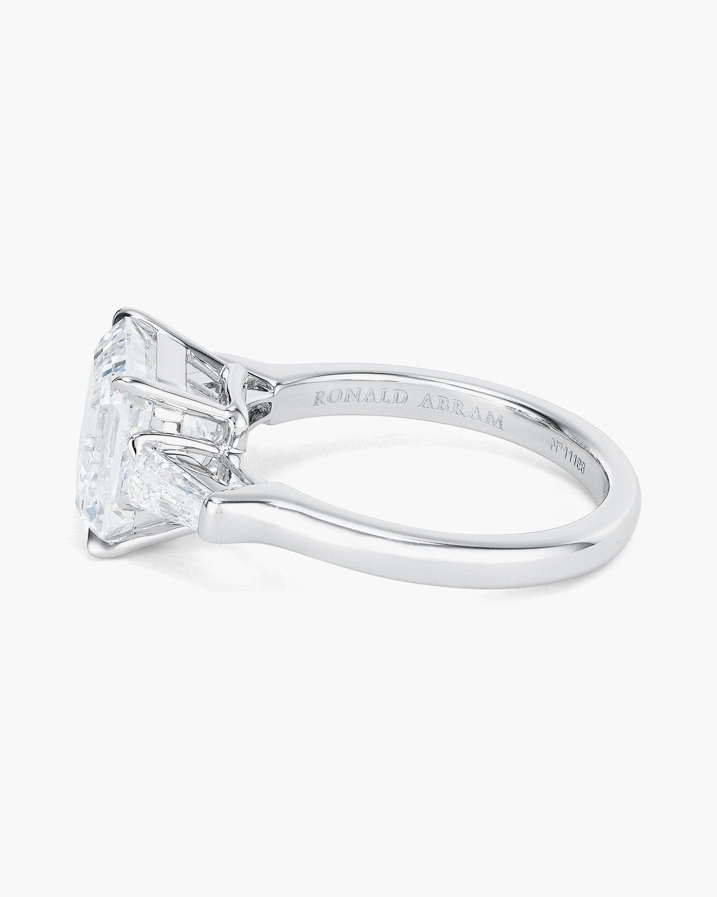 3.51 carat Asscher Cut Diamond Ring