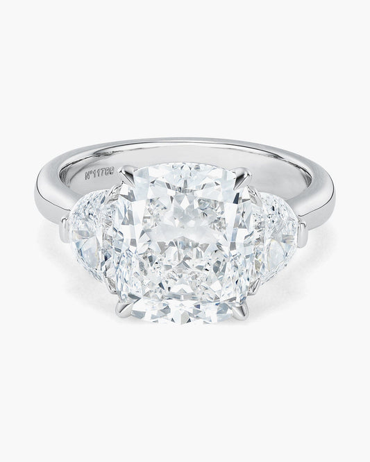 4.08 carat Cushion Cut Diamond Ring