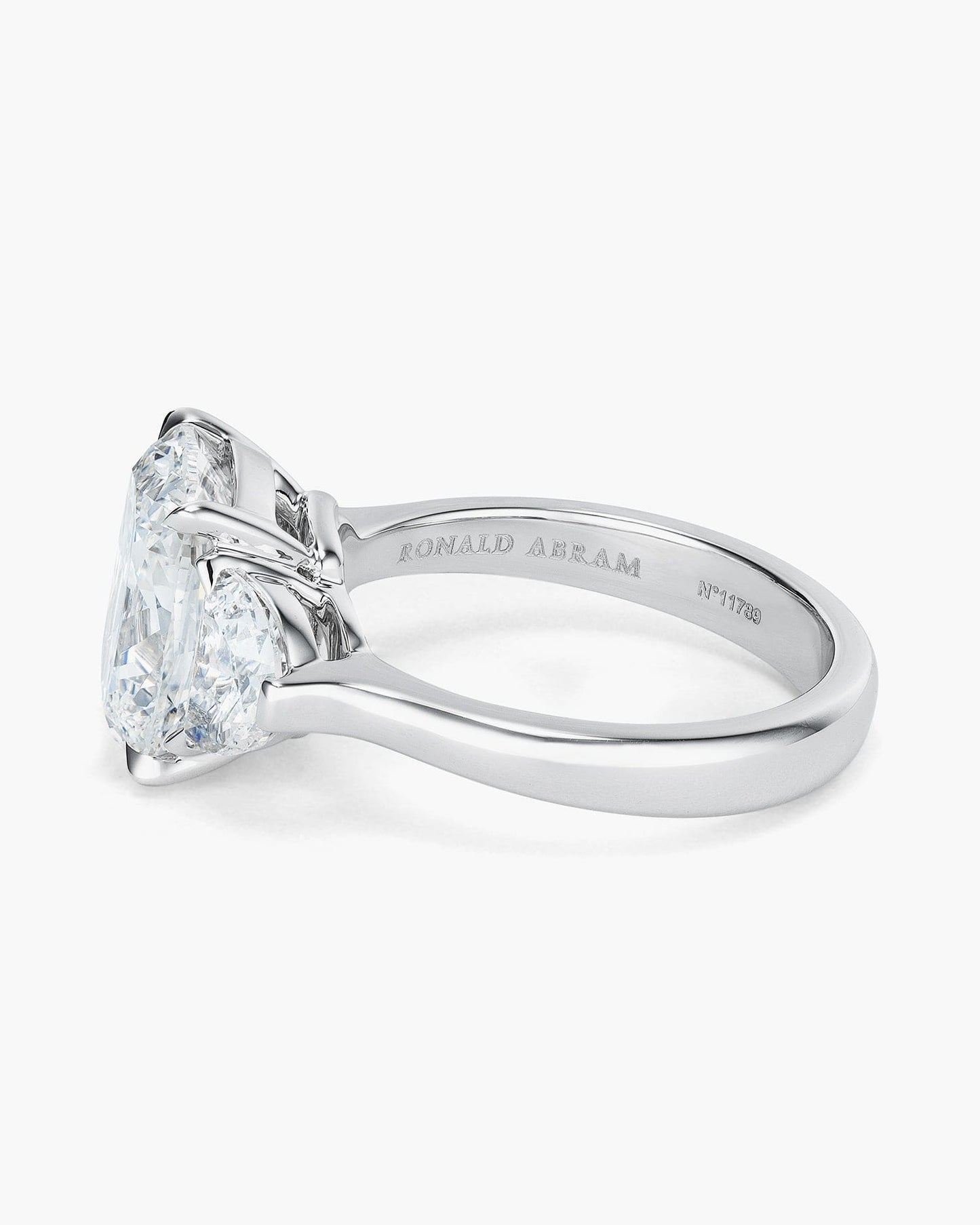 4.08 carat Cushion Cut Diamond Ring