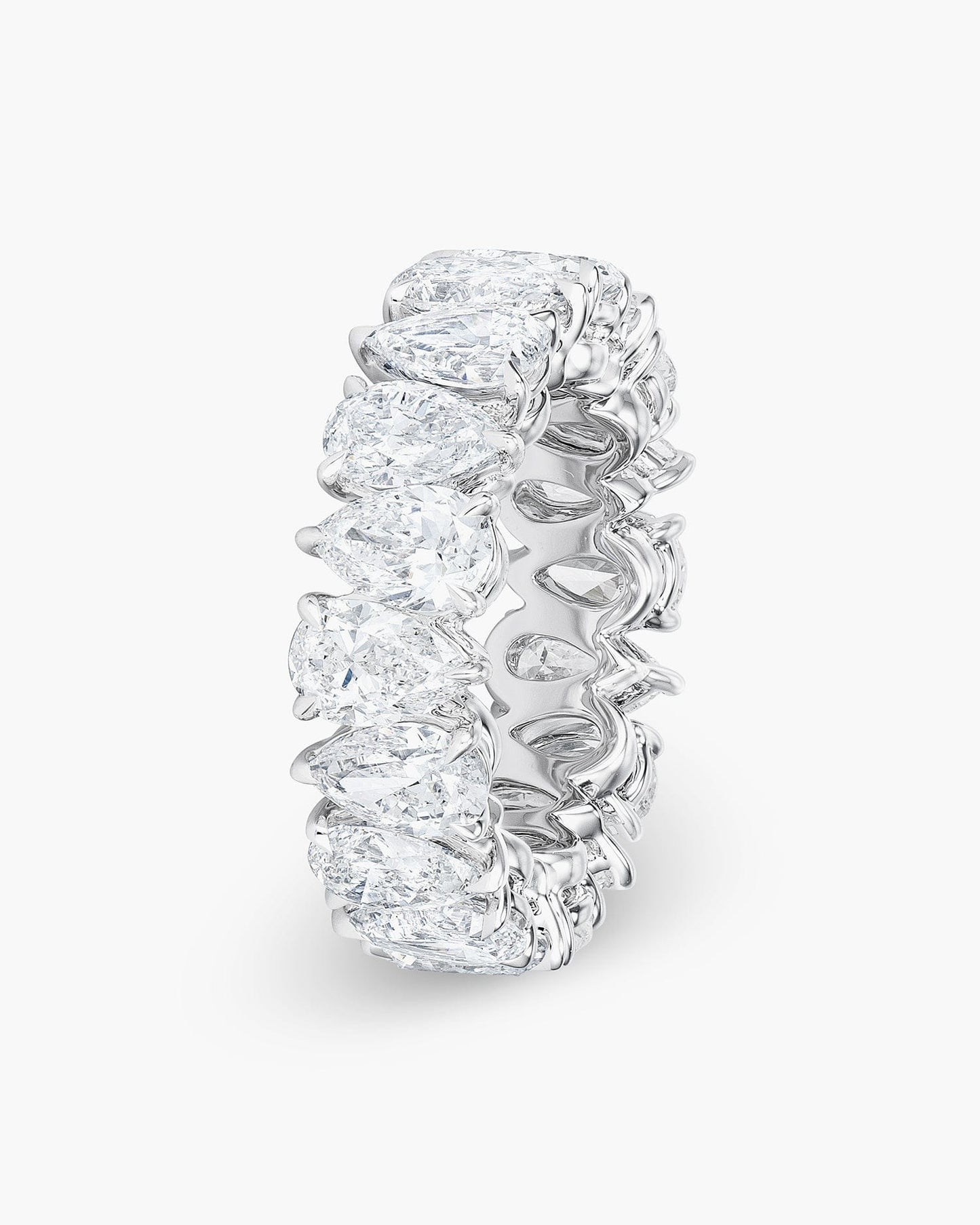 Pear Shape Diamond Eternity Ring (0.50 carat)