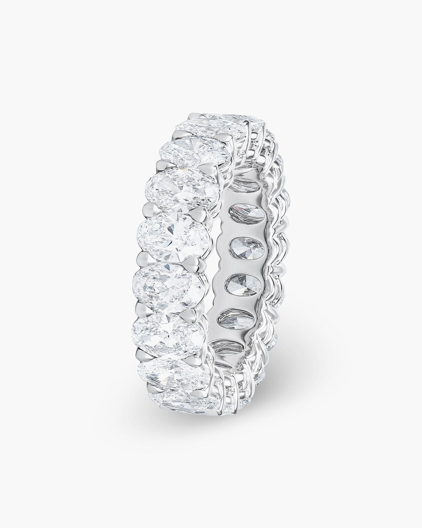 Oval Shape Diamond Eternity Ring (0.30 carat)