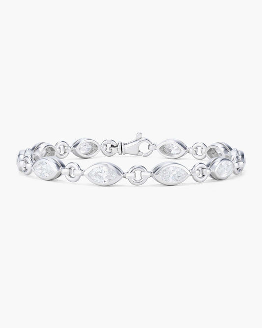 Marquise Shape Diamond Bracelet (0.58 carat)