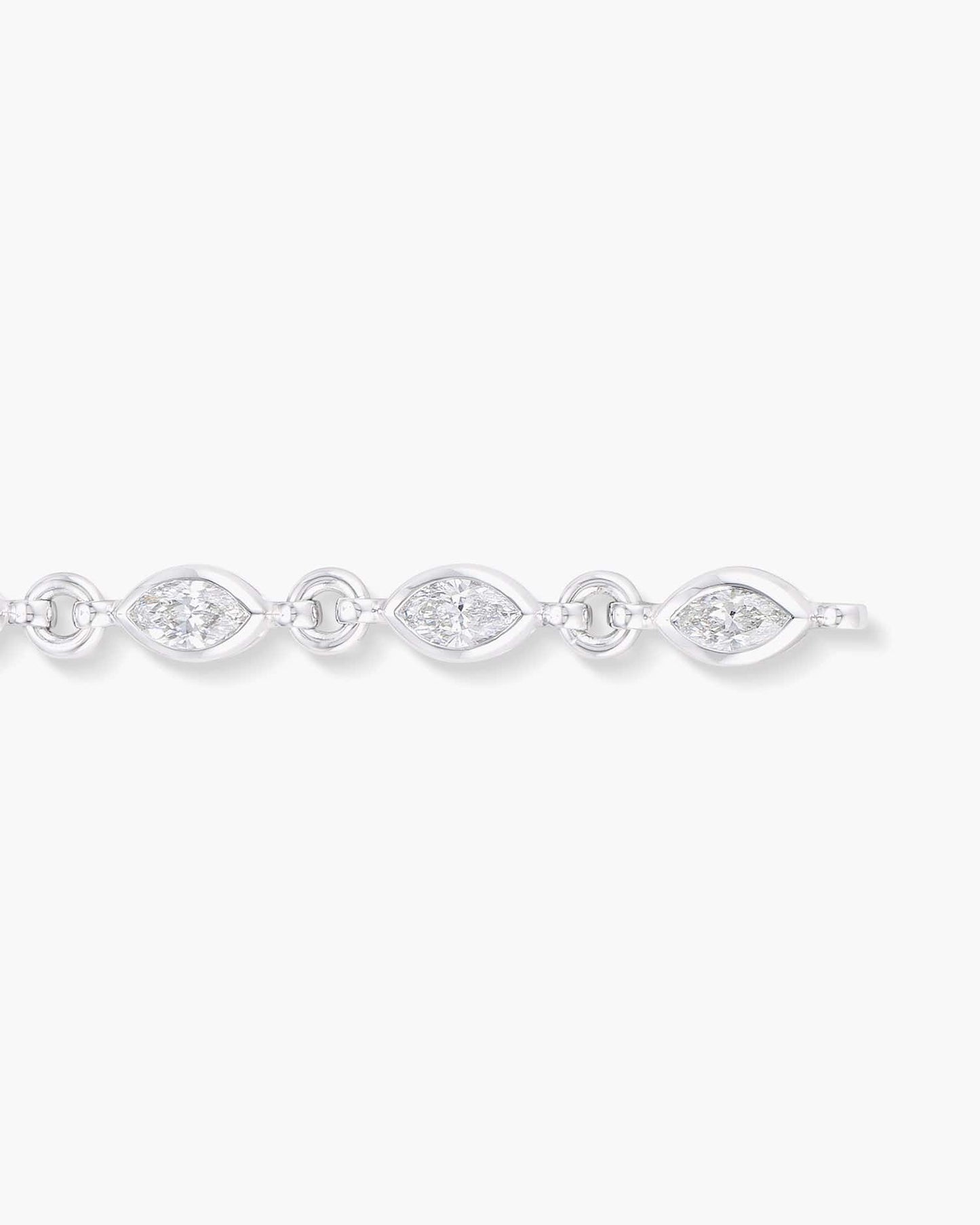 Marquise Shape Diamond Bracelet (0.58 carat)