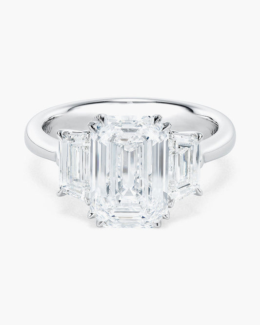 3.13 carat Emerald Cut Diamond Ring