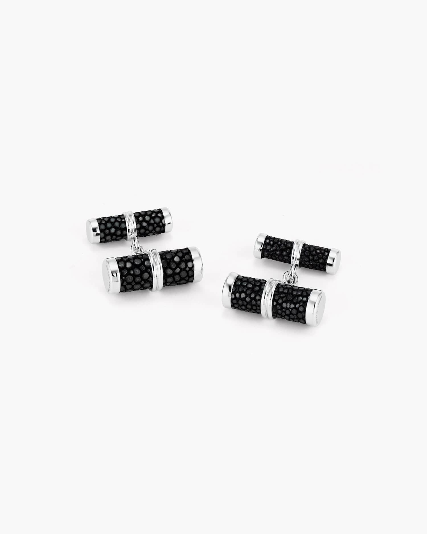  collection カフリンクス Black Stingray Cufflinks – Ronald Abram
