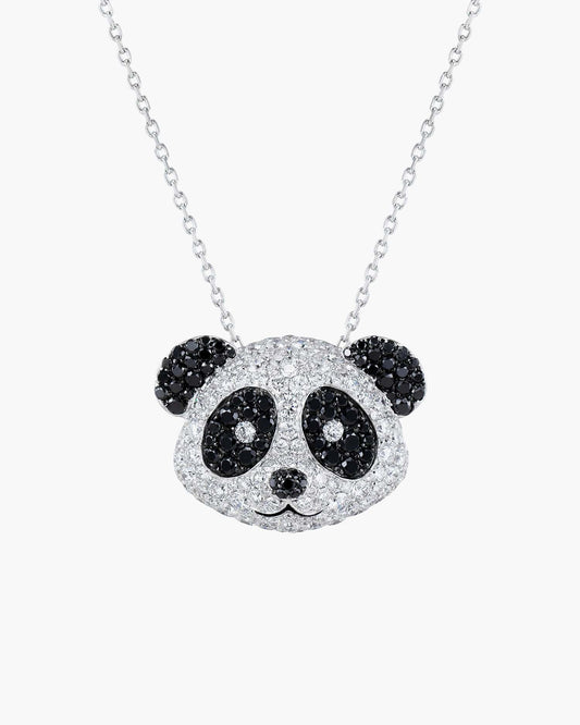 Panda Pavé Diamond Pendant Necklace