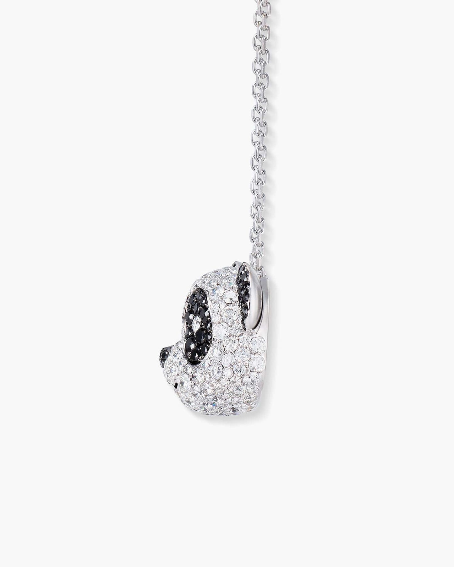 Panda Pavé Diamond Pendant Necklace