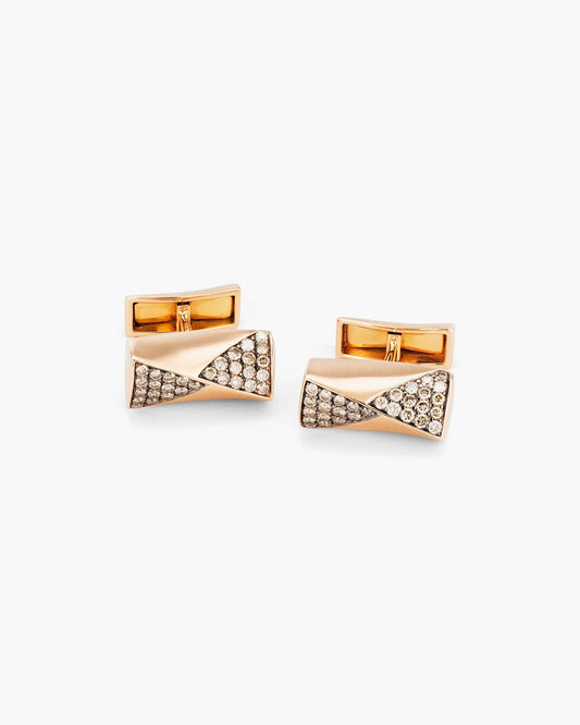 Diamond Twist Cufflinks