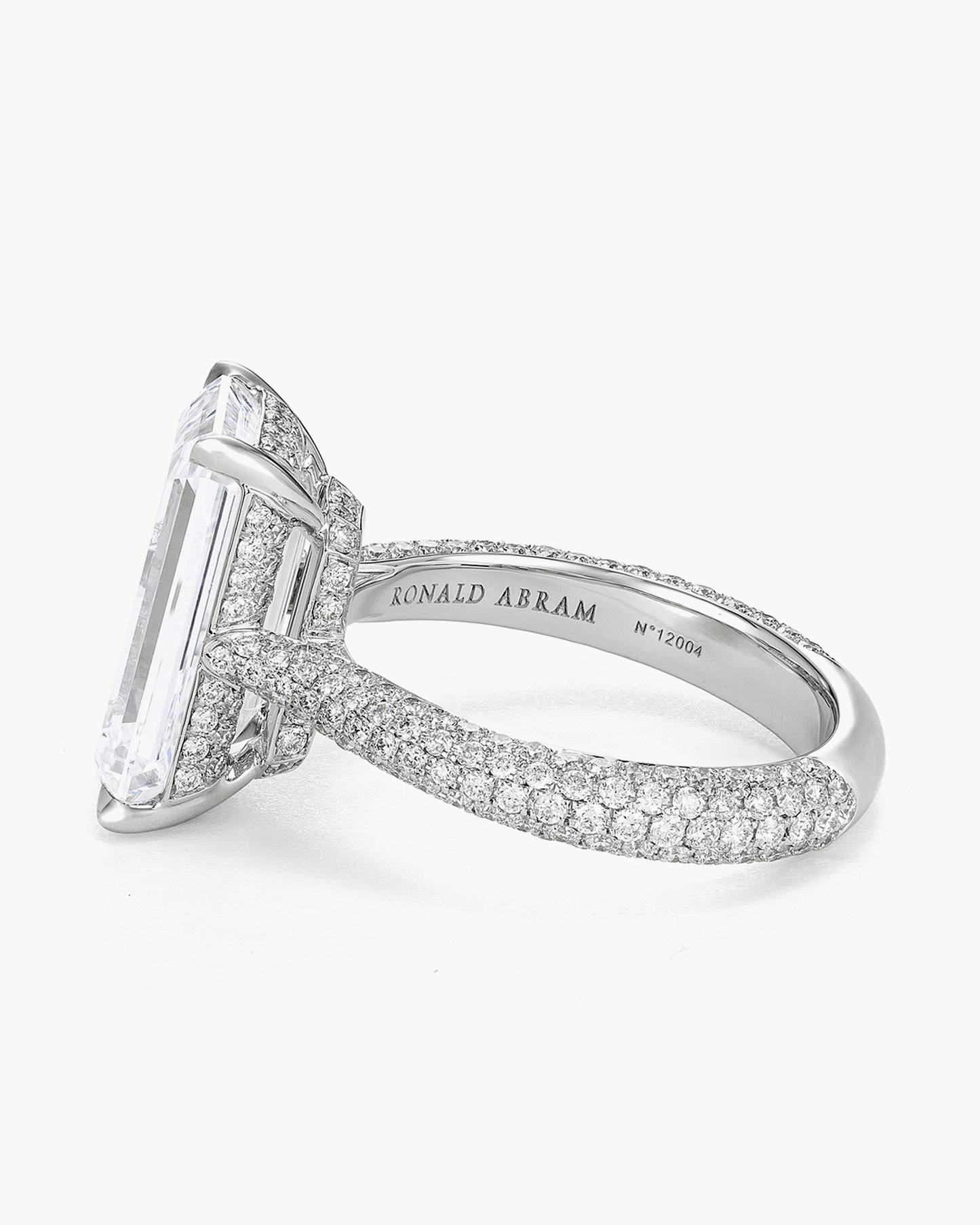 5.38 carat Emerald Cut Diamond Ring