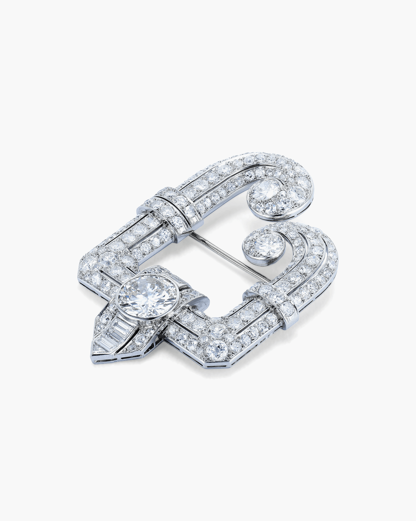 Art Deco Diamond Brooch by Maynier & Pinçon
