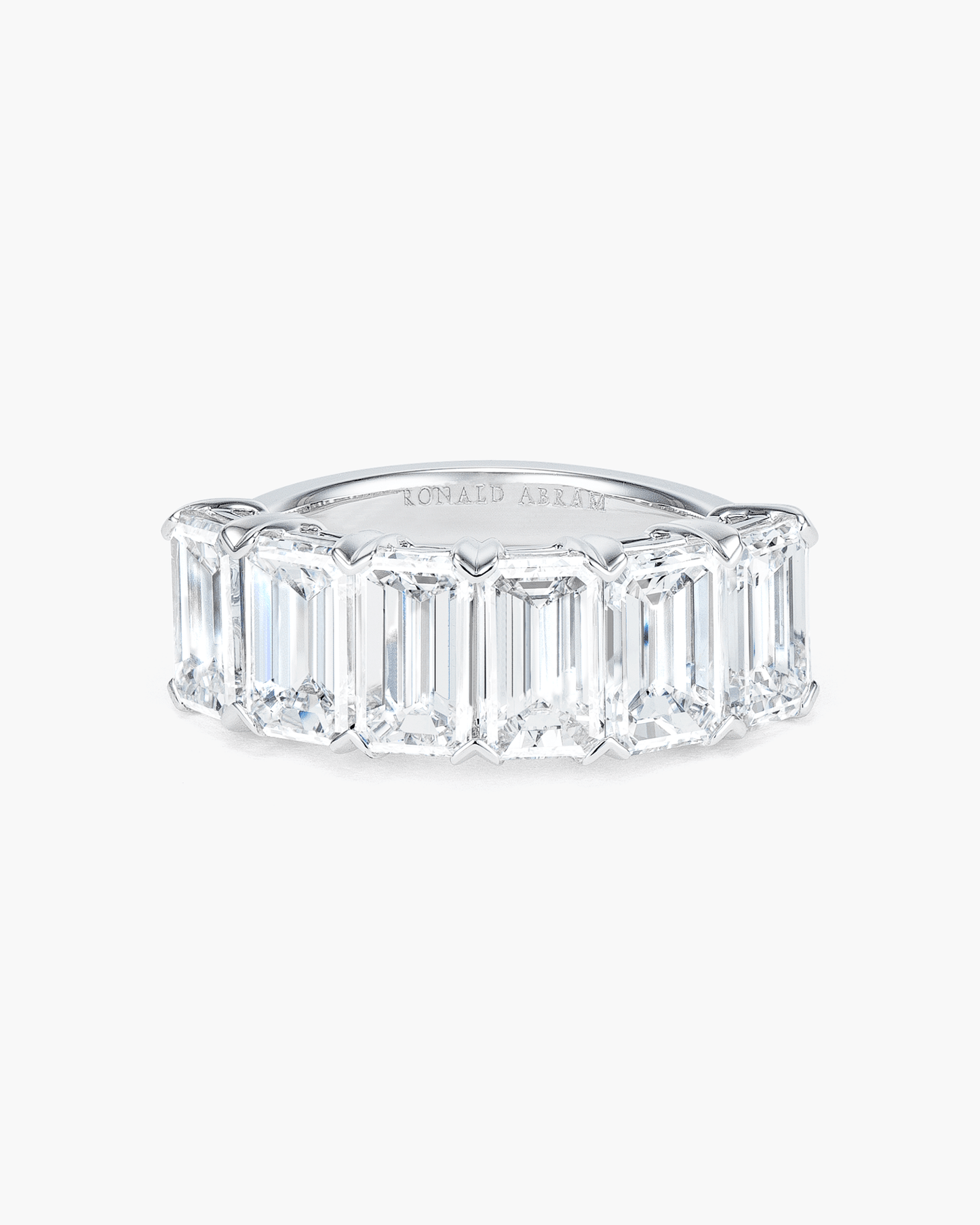 Emerald Cut Diamond Half Eternity Ring (0.70 carat)