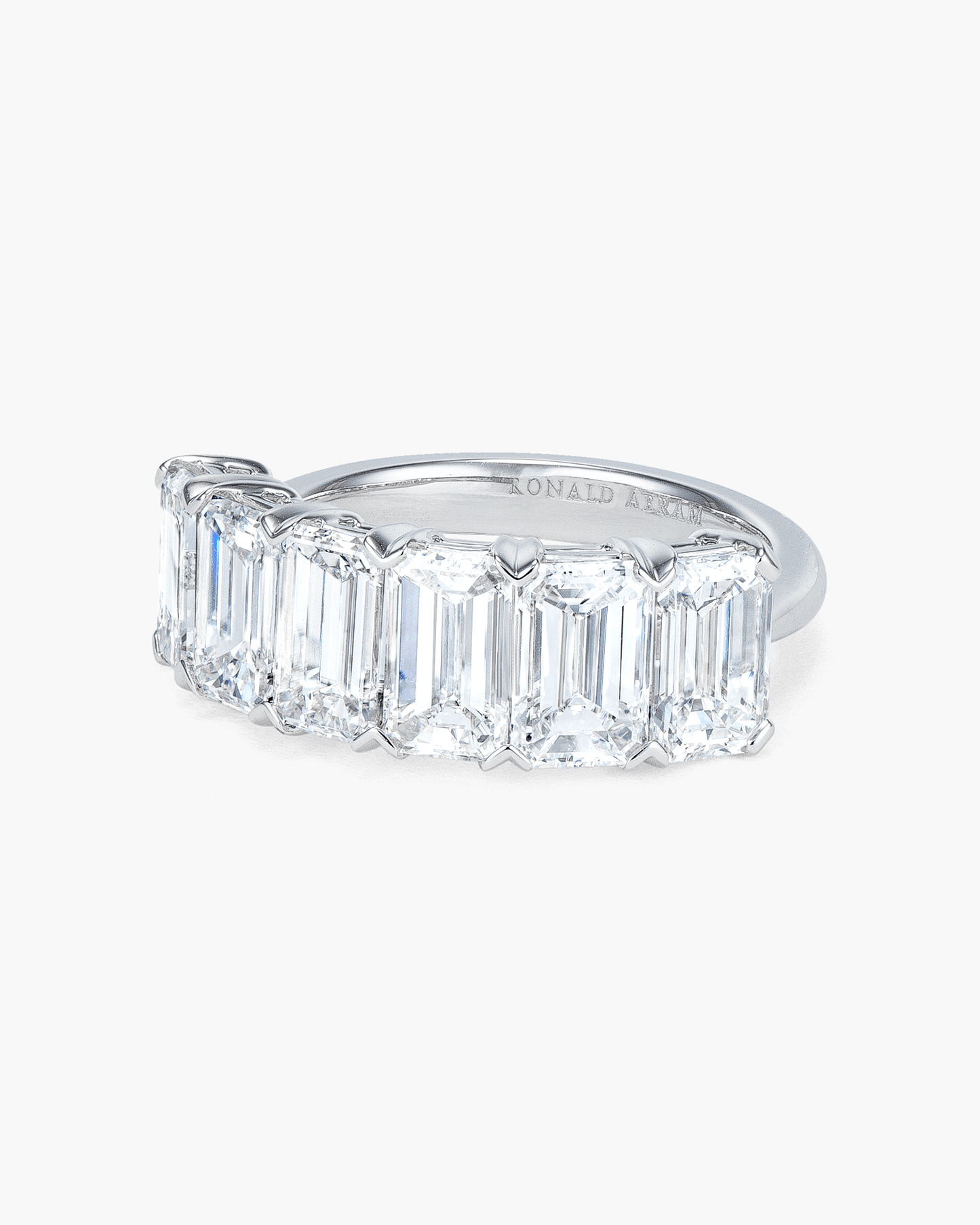 Emerald Cut Diamond Half Eternity Ring (0.70 carat)