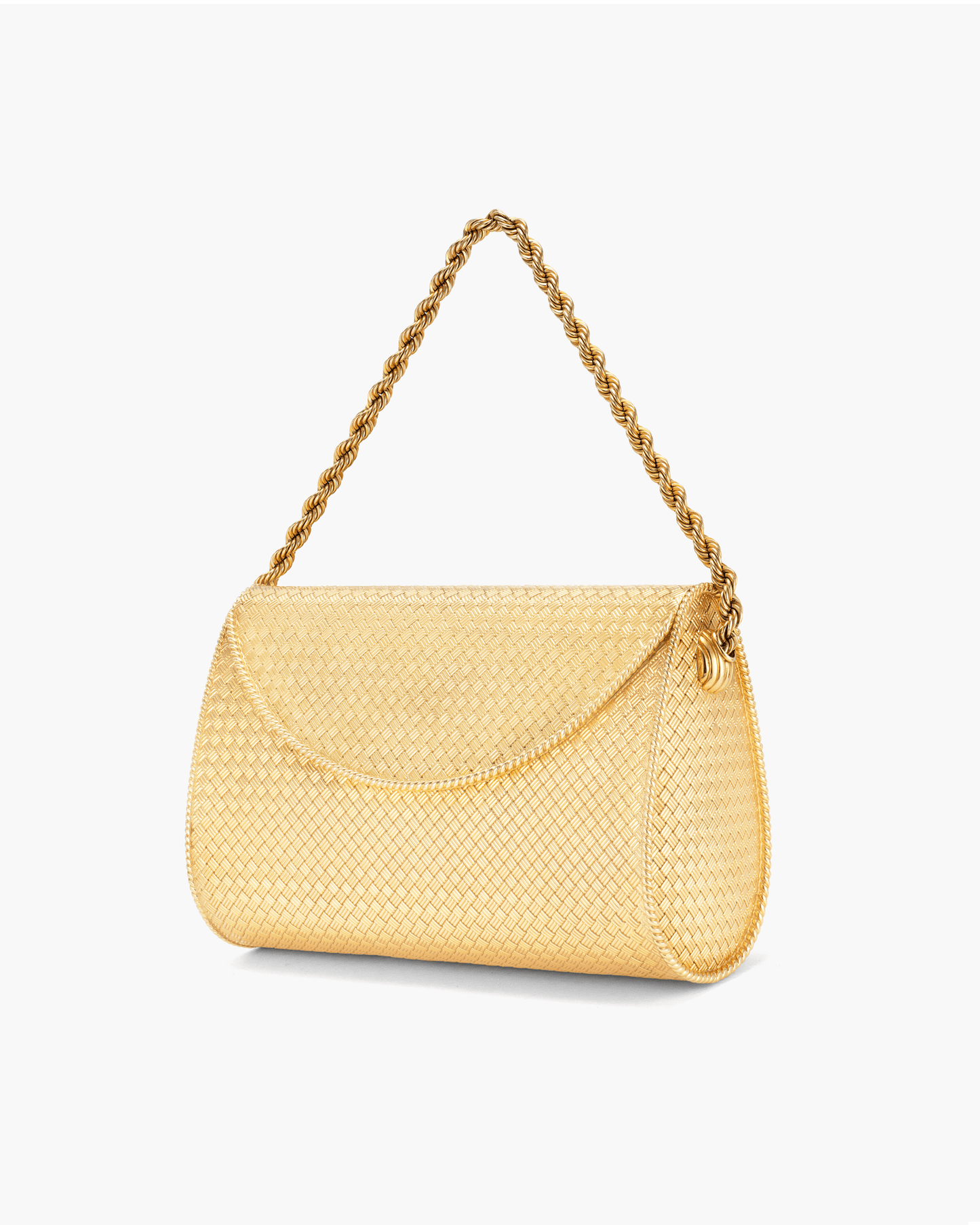 Estate Fitted Mirror Hand Bag by Cartier