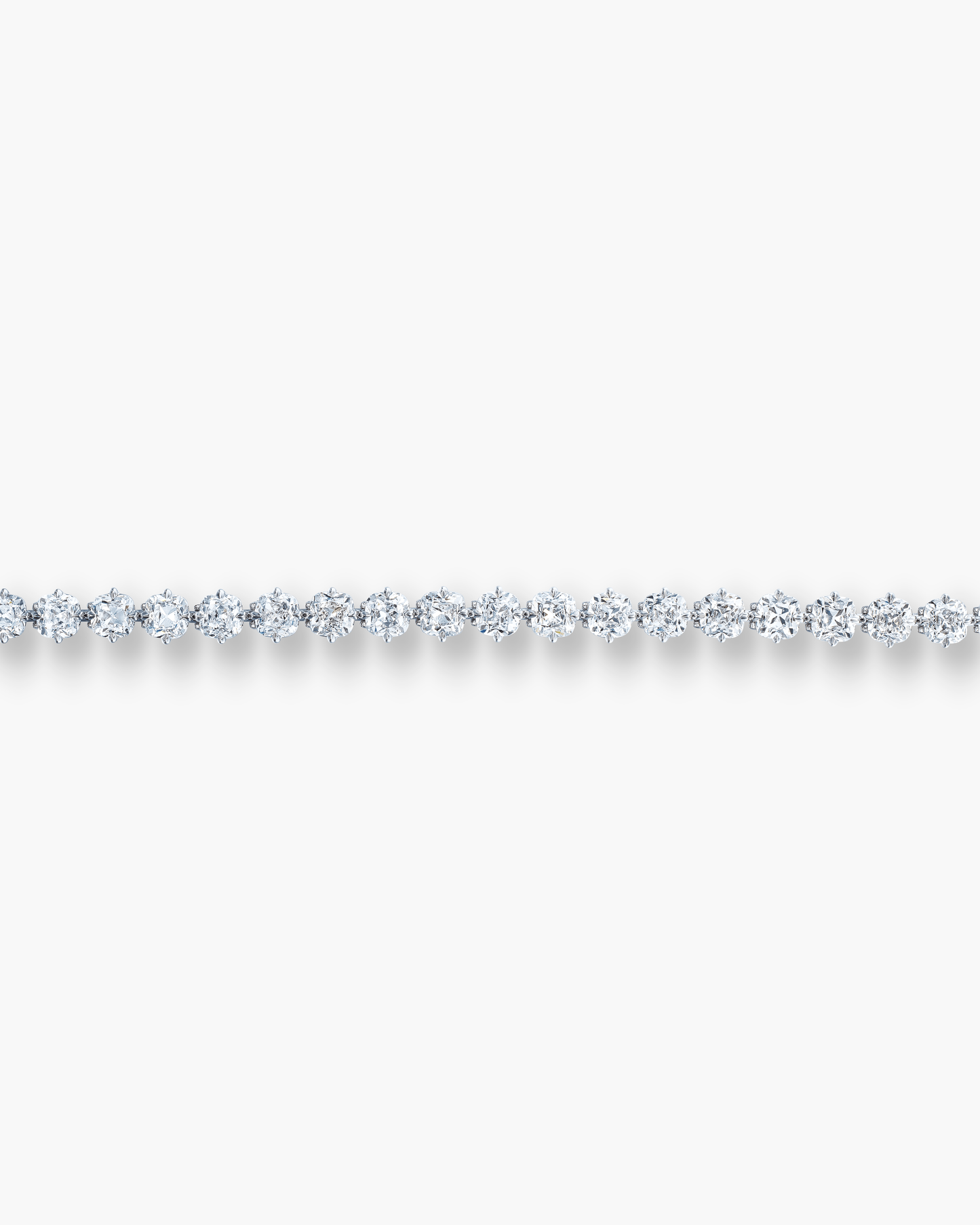 14.55 carat Antique Cushion Cut Diamond Bracelet (0.50 carat)