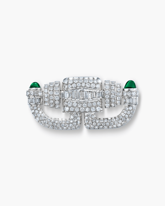 Art Deco Diamond Brooch