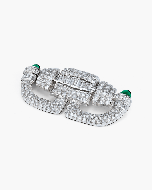 Art Deco Diamond Brooch
