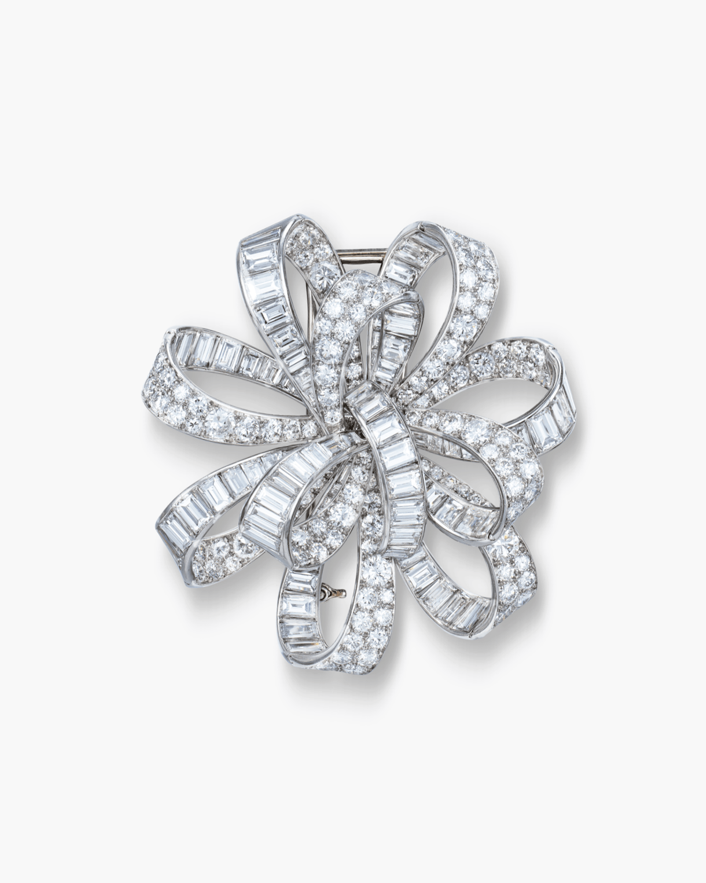 Estate Diamond Flot de Rubans Brooch by Van Cleef & Arpels