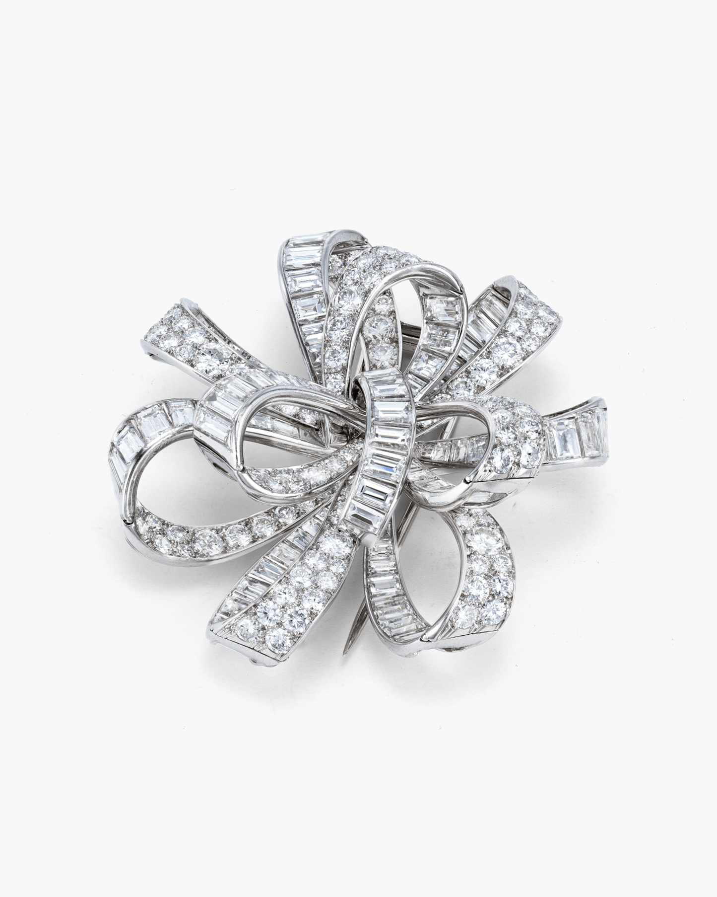 Estate Diamond Flot de Rubans Brooch by Van Cleef & Arpels