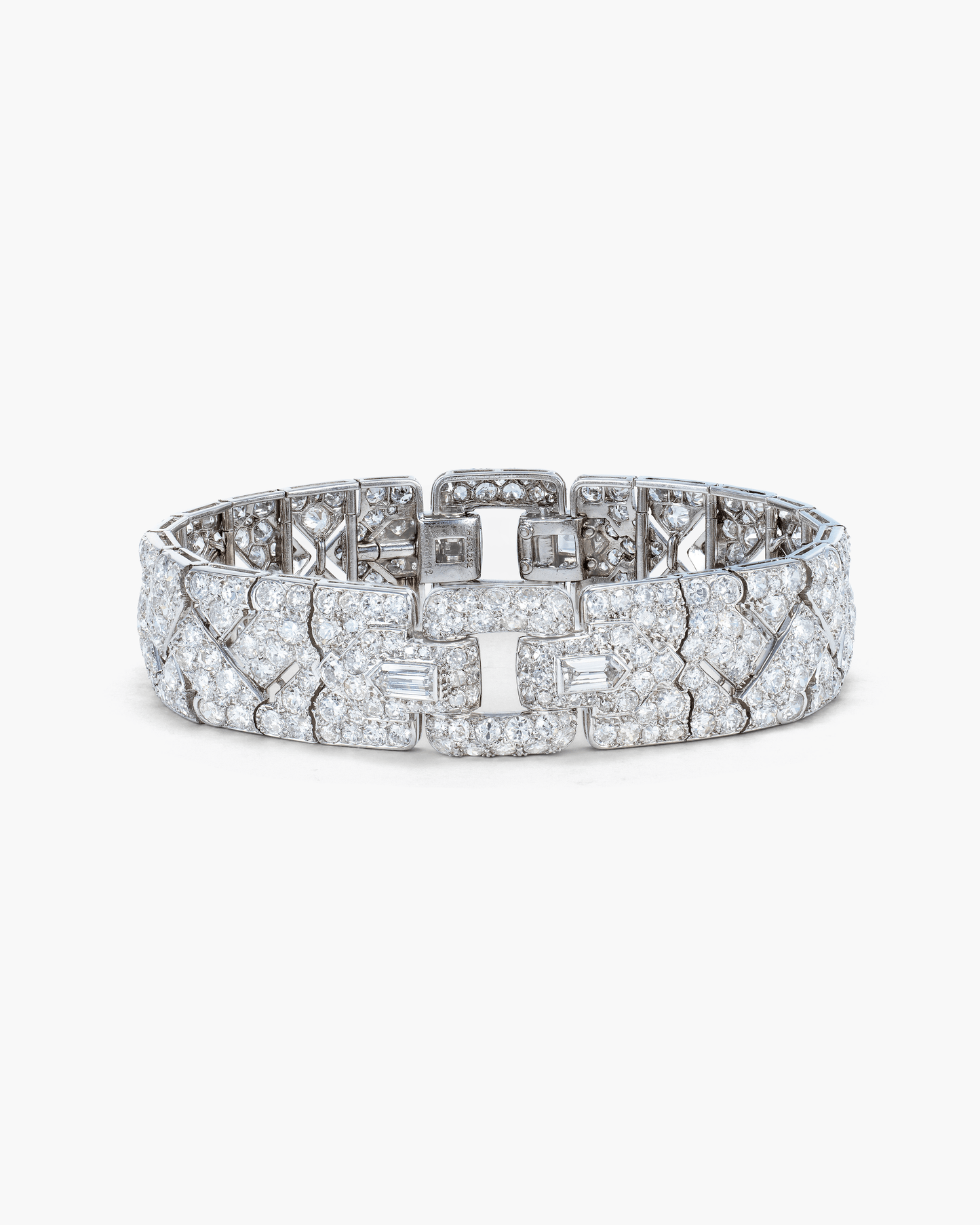 Art Deco Diamond Strap Bracelet by Cartier