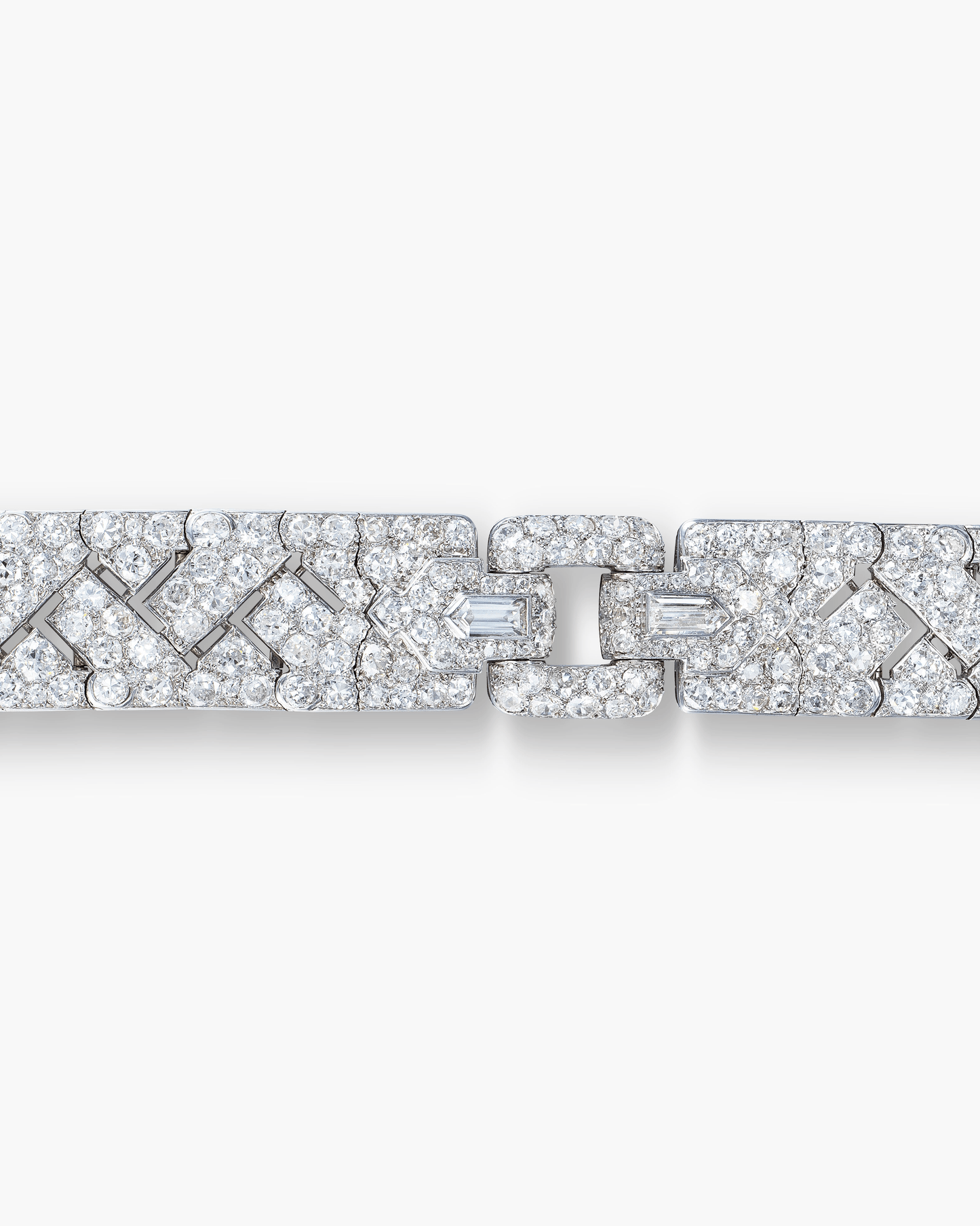 Art Deco Diamond Strap Bracelet by Cartier