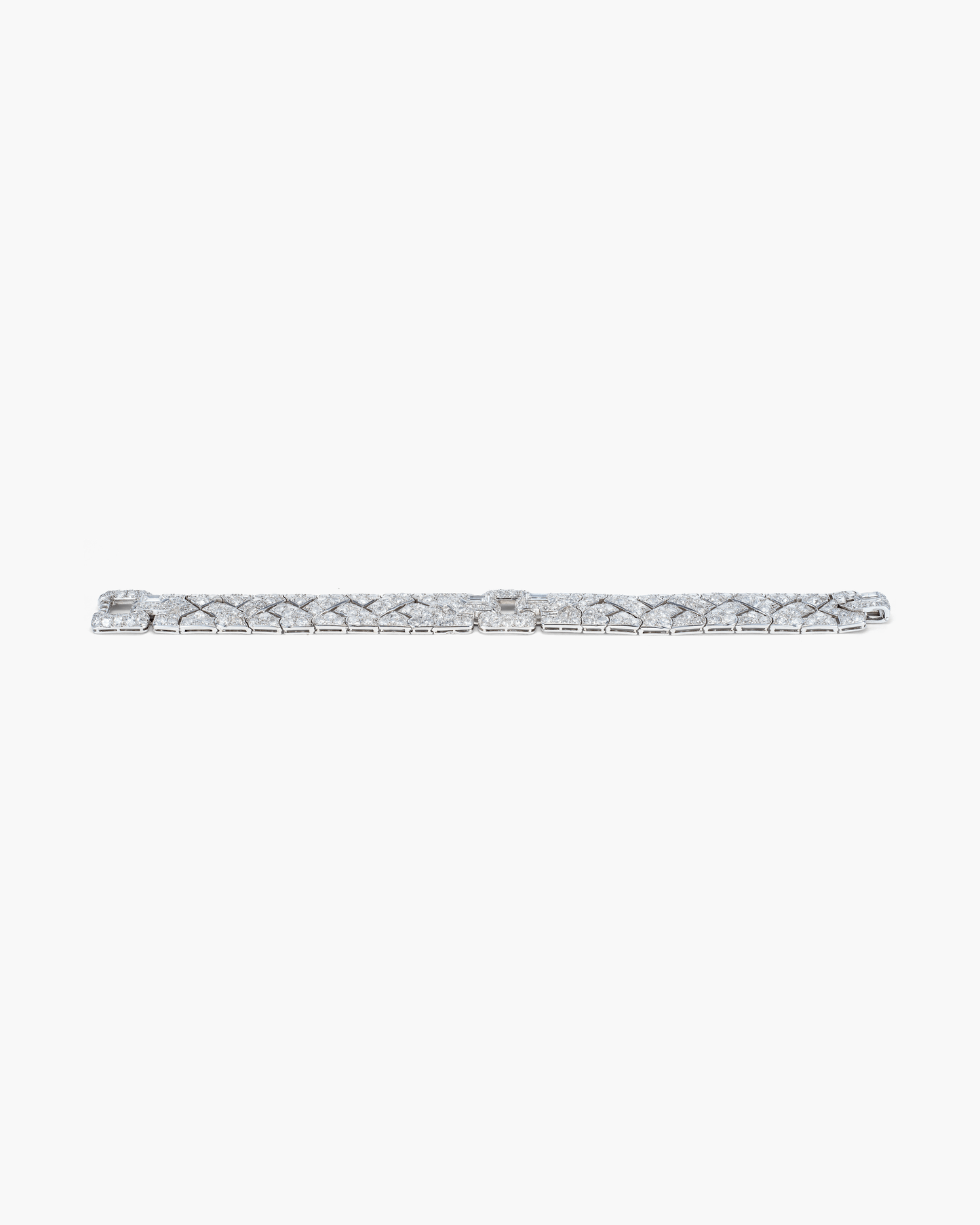 Art Deco Diamond Strap Bracelet by Cartier