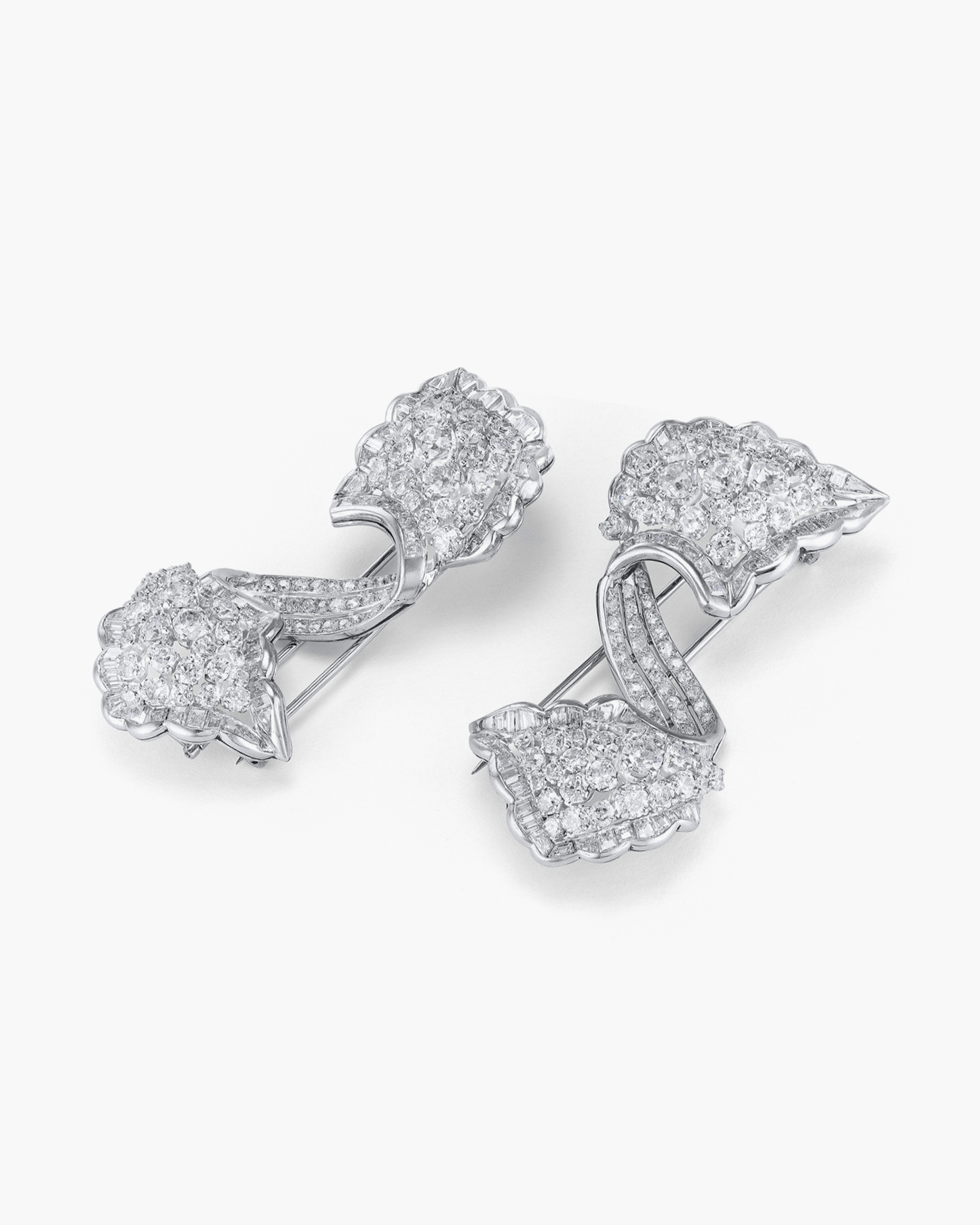 Art Deco Diamond Brooches