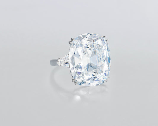 26.70 carat Cushion Cut Diamond Ring