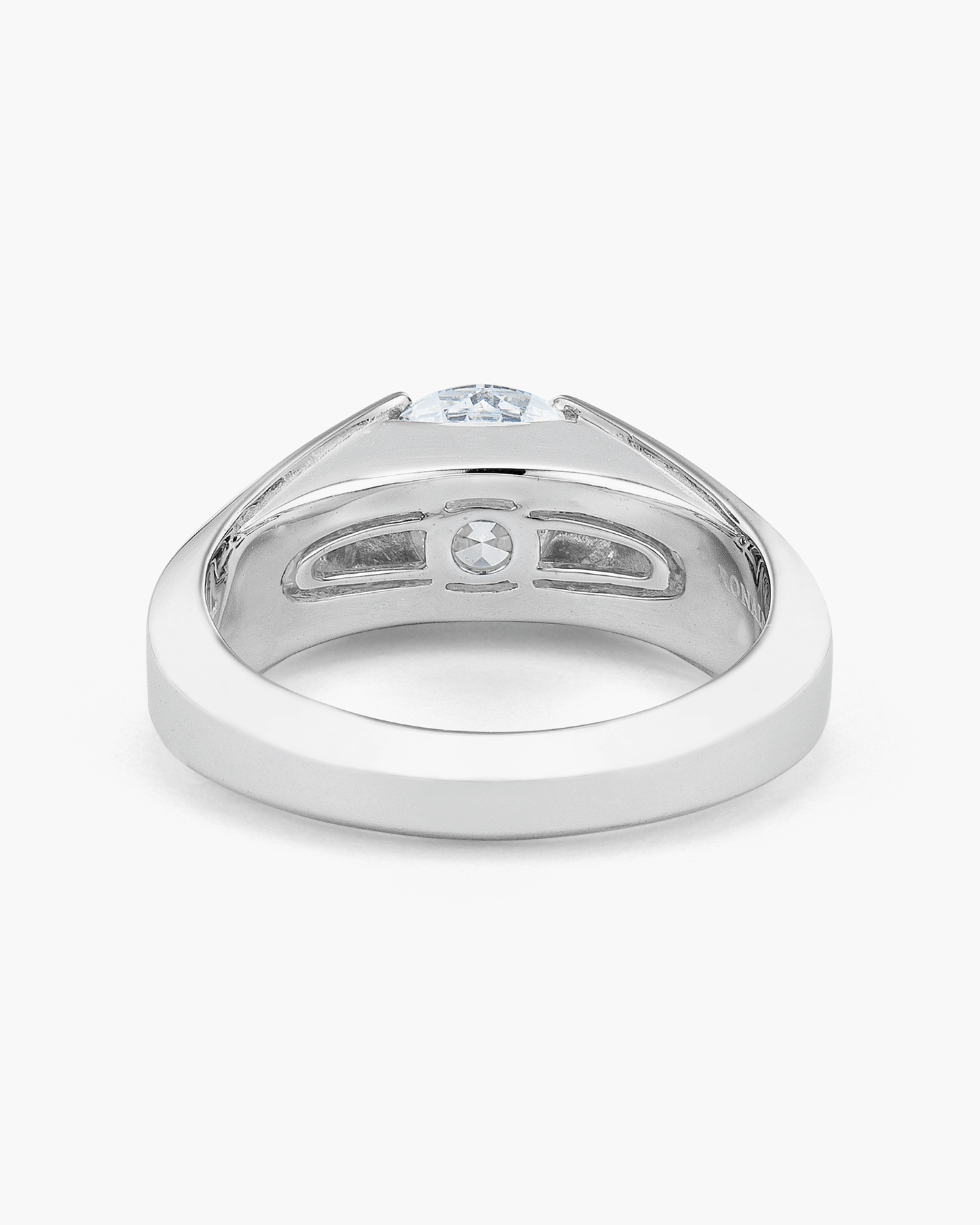 2.02 carat Round Cut Diamond Gentlemen's Ring