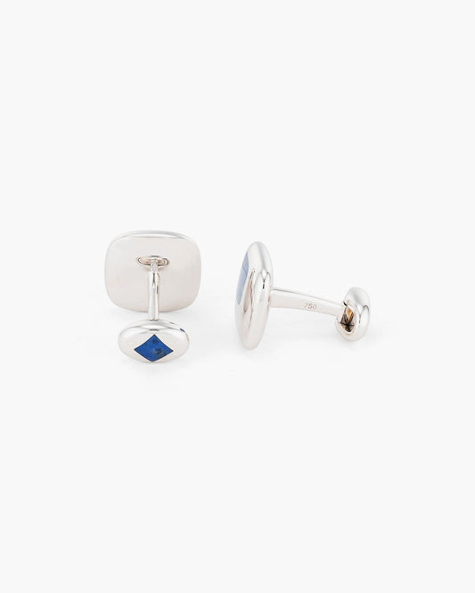 Dumortierite Island Cufflinks