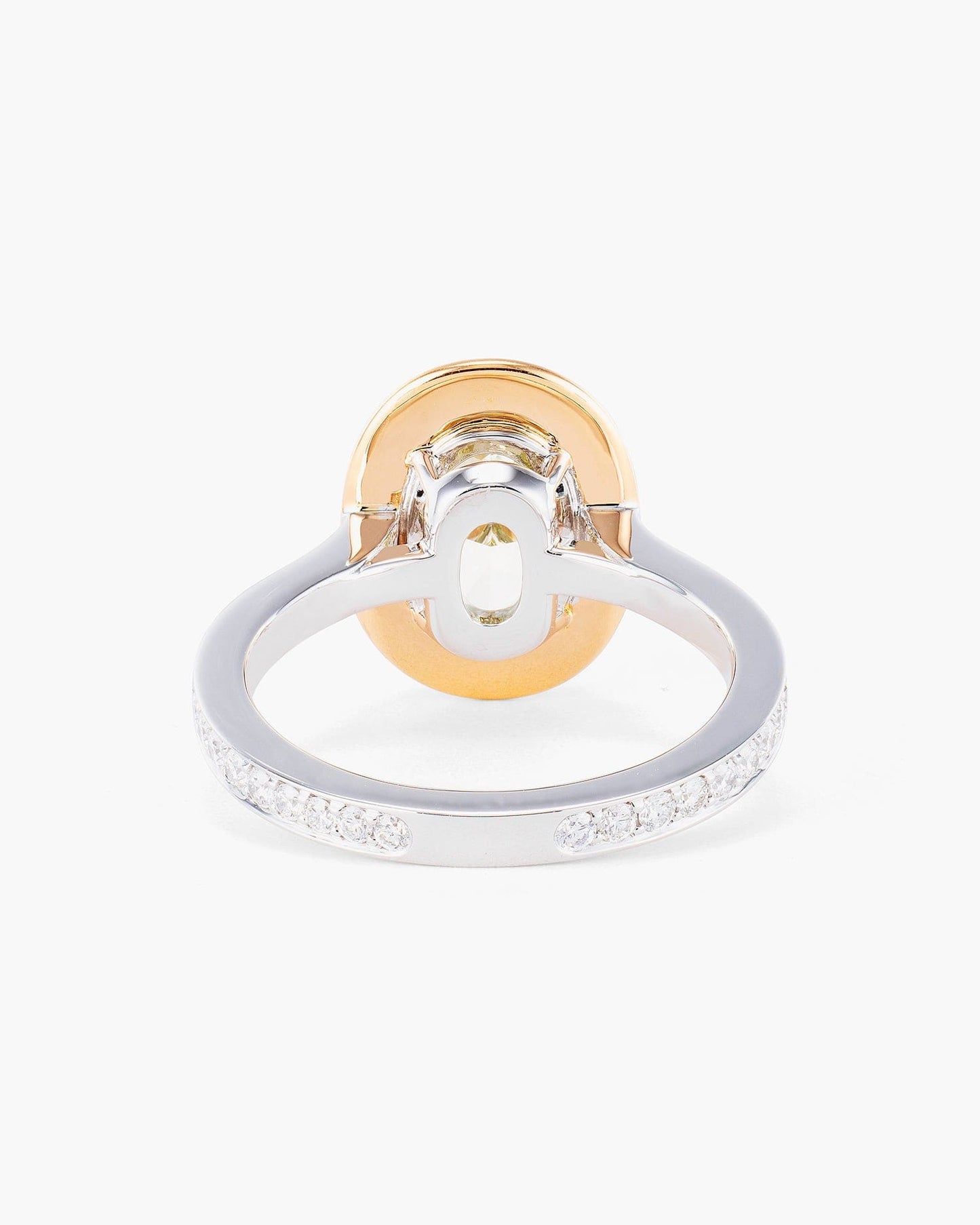 2.01 carat Oval Shape Chameleon Diamond Ring
