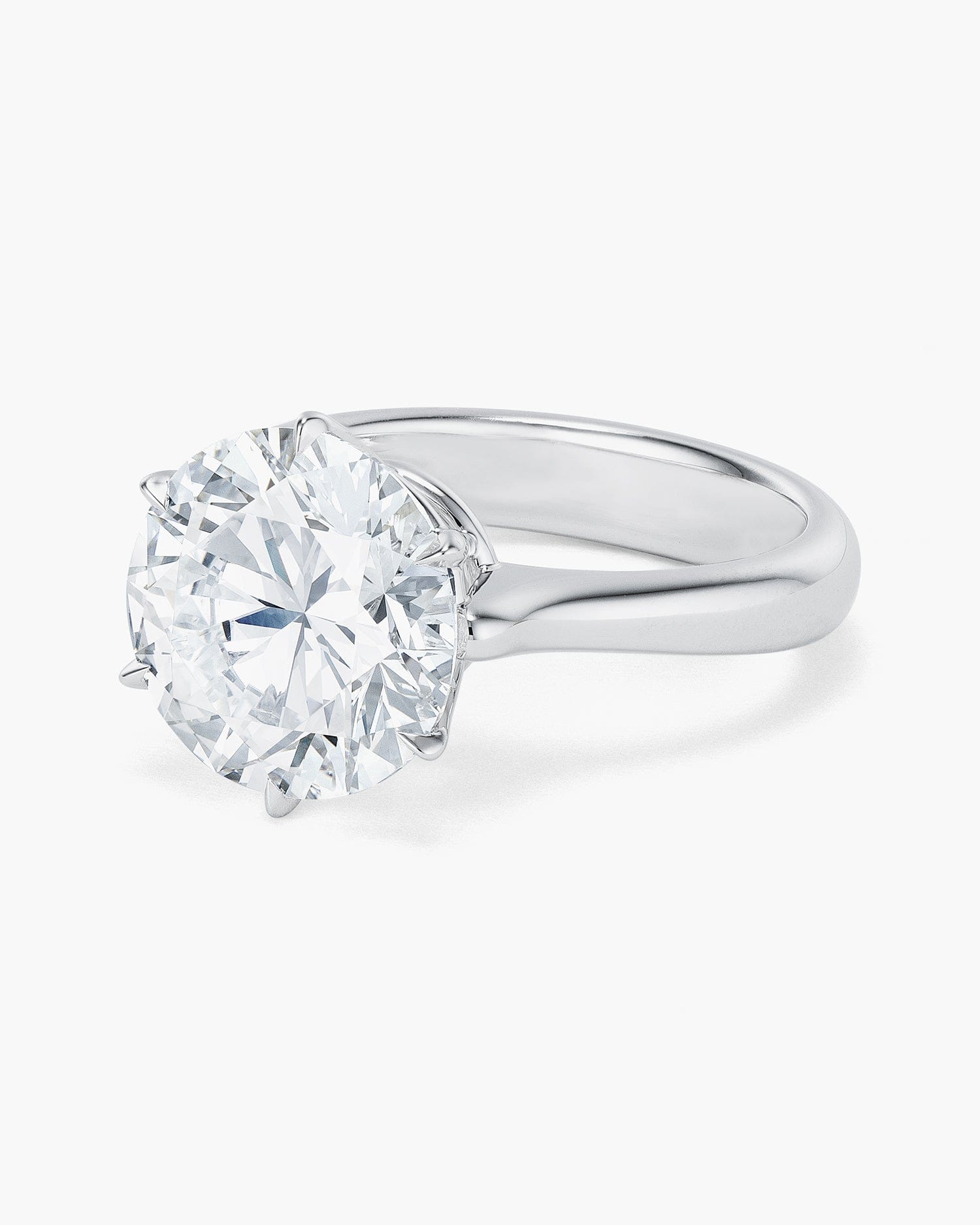 4.70 carat Round Brilliant Cut Diamond Ring – Ronald Abram
