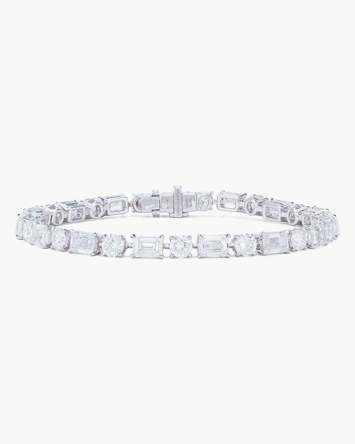 Midcentury Baguette Diamond Tennis Bracelet — Isadoras Antique Jewelry