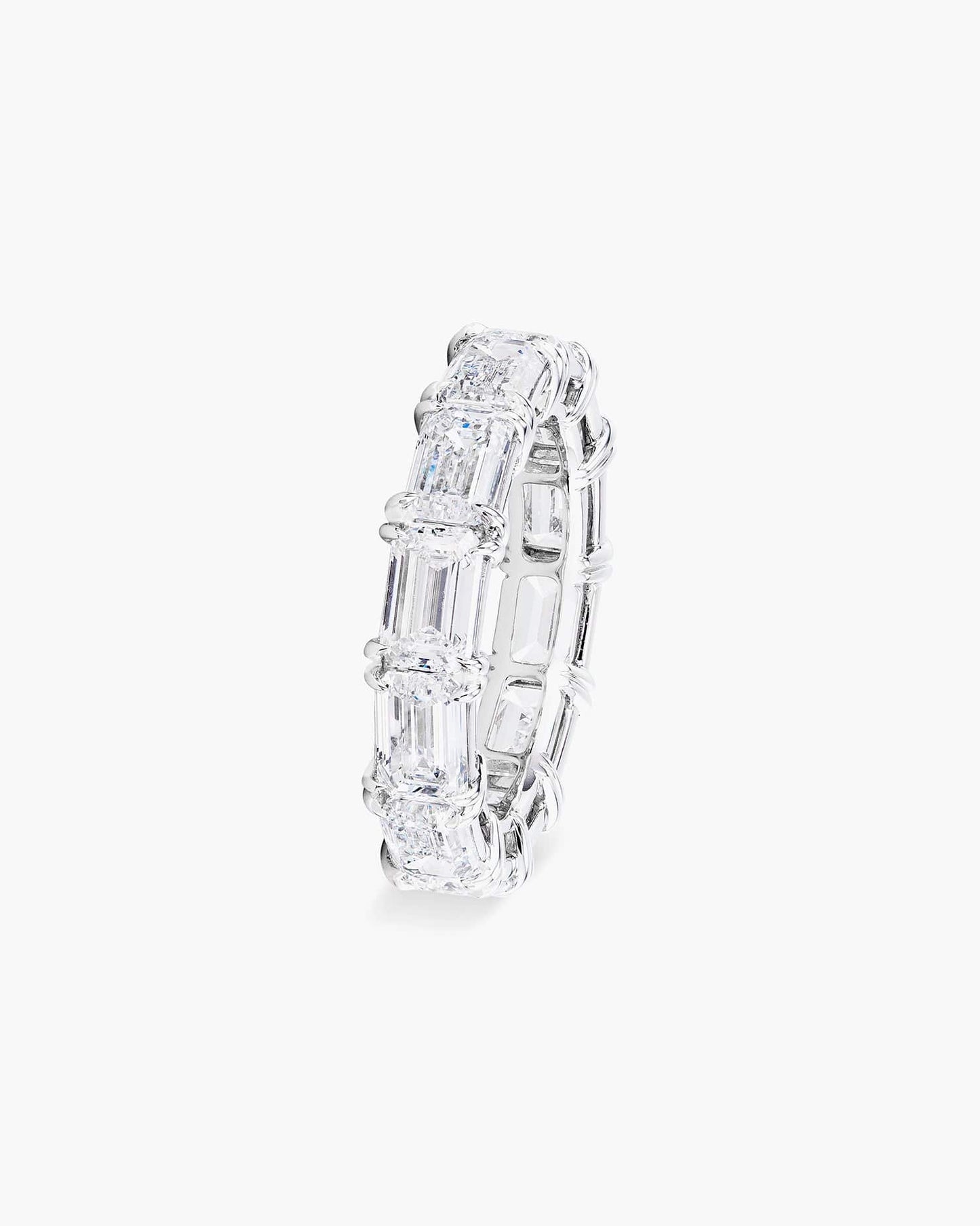 Emerald Cut Diamond Horizontal Eternity Ring (0.50 carat)