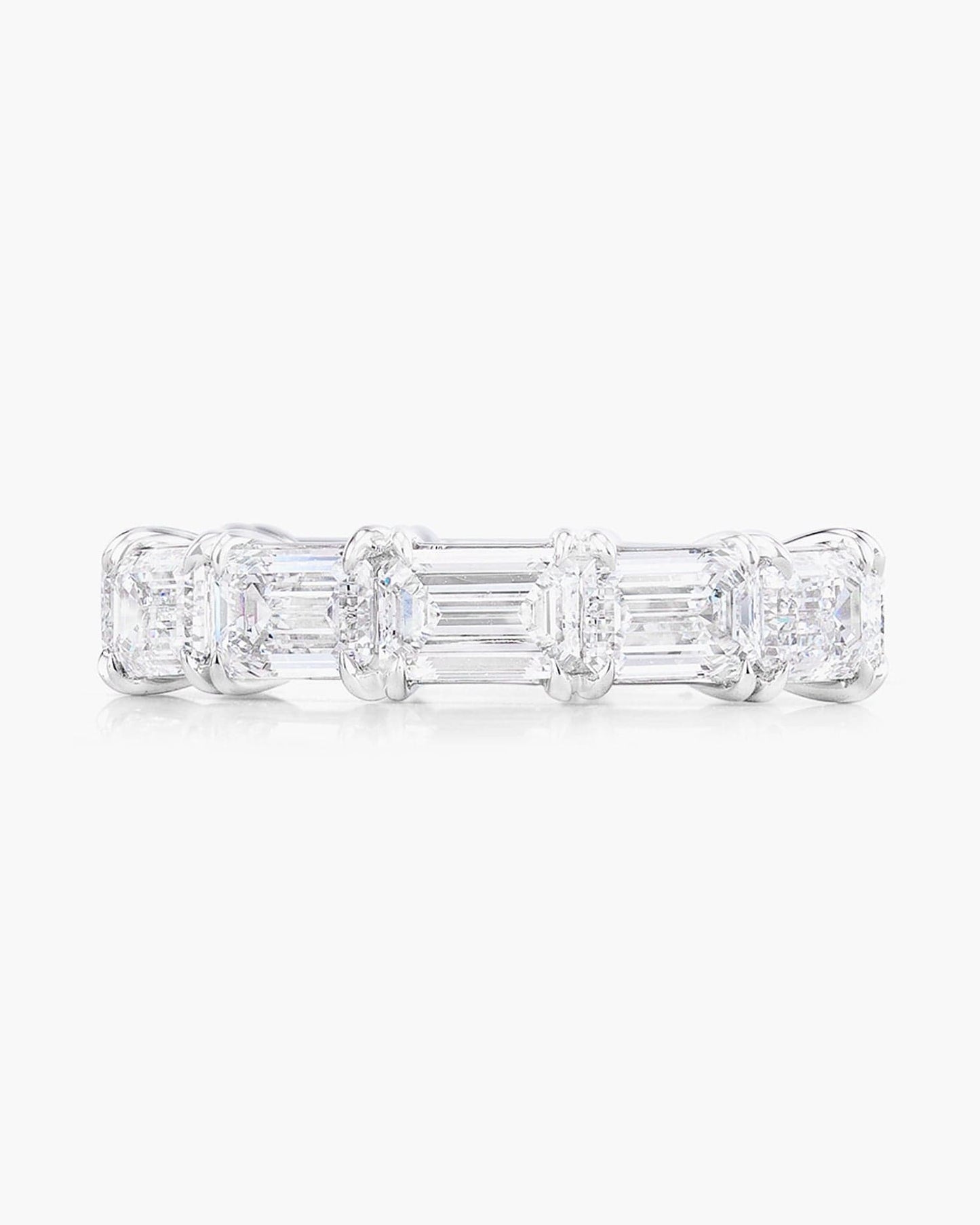 Emerald Cut Diamond Horizontal Eternity Ring (0.50 carat)