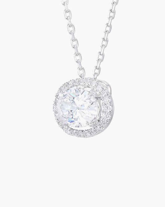0.70 carat Oval Shape Diamond Pendant Necklace