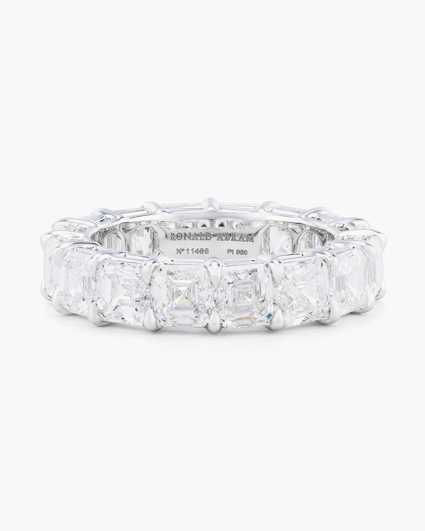Asscher Cut Diamond Eternity Ring (0.40 carat)
