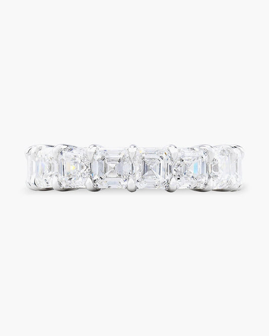 Asscher Cut Diamond Eternity Ring (0.40 carat)