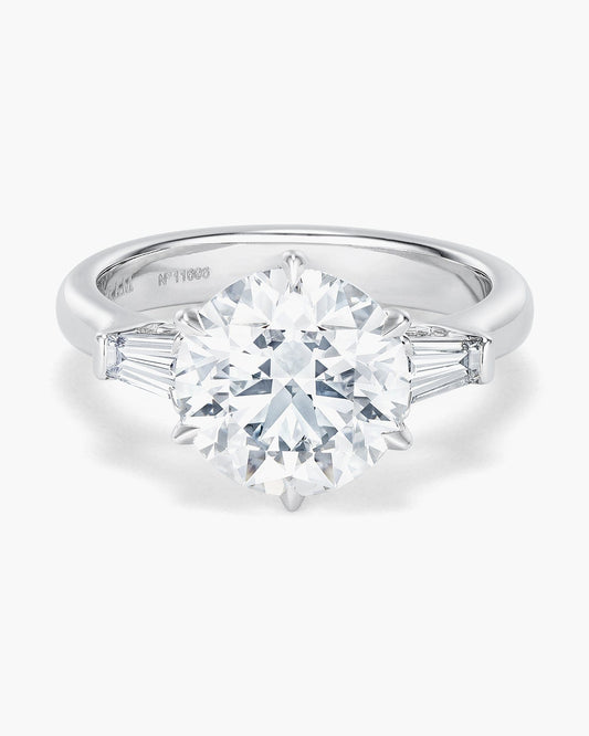 3.21 carat Round Brilliant Cut Diamond Ring