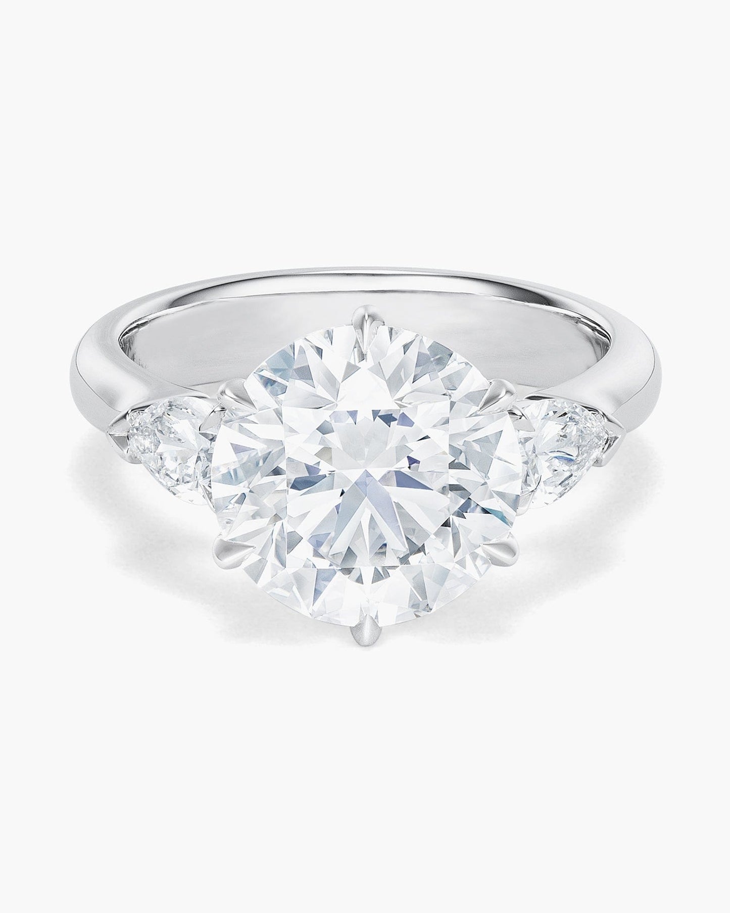 3.87 carat Round Brilliant Cut Diamond Ring