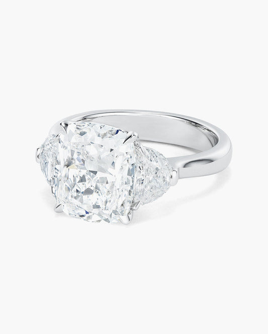 4.08 carat Cushion Cut Diamond Ring